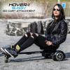 imageHover1 Kart Buggy Hoverboard Attachment  Compatible with Most 65quot ampamp 8quot Electric Hoverboards HandOperated Rear Wheel Control Adjustable Frame ampamp Straps Easy Assembly ampamp Install Hoverboard Go Kart