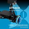 imageHover1 Turbo Hoverboard Combo  Seat Attachment Buggy 7 MPH Top Speed 6 Mile Range 400W Motor 2x 200W 45Hr Charge Time 220lbs Max Weight Hoverboard GO Kart for Kids and Adults Black