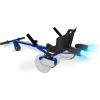 imageHover1 Falcon1 Buggy Attachment  Turbo LED Lights Compatible with All 65quot ampamp 8quot Hoverboards HandOperated Rear Wheel Control Adjustable Frame Easy InstallBlue