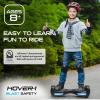 imageHover1 Blast Electric Self Balancing Scooter with 65 Tires Dual 160W Motors 7 mph Max Speed and 3 Miles Max RangeBlack