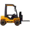 imageHover1 My First Forklift Electric Forklift with Ridein Controls Remote Control Liftable Fork Gears Storage Trunk and Pallet YellowBlack Large