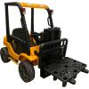 imageHover1 My First Forklift Electric Forklift with Ridein Controls Remote Control Liftable Fork Gears Storage Trunk and Pallet YellowBlack Large