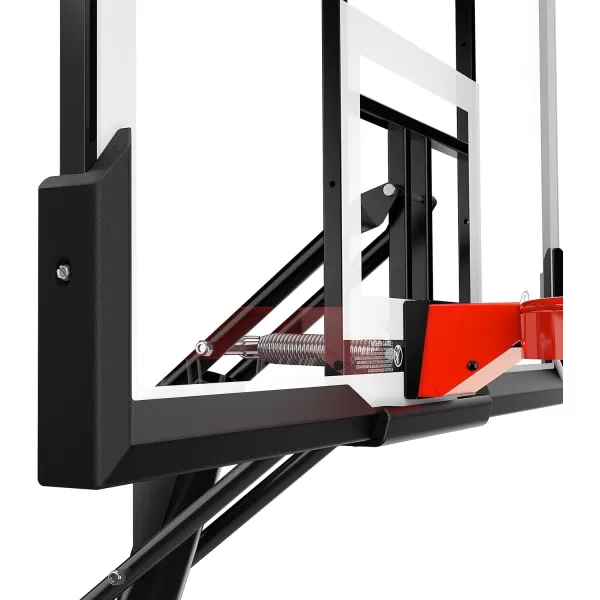 Spalding 54" Performance Acrylic RapidLock™ Portable Basketball Hoop