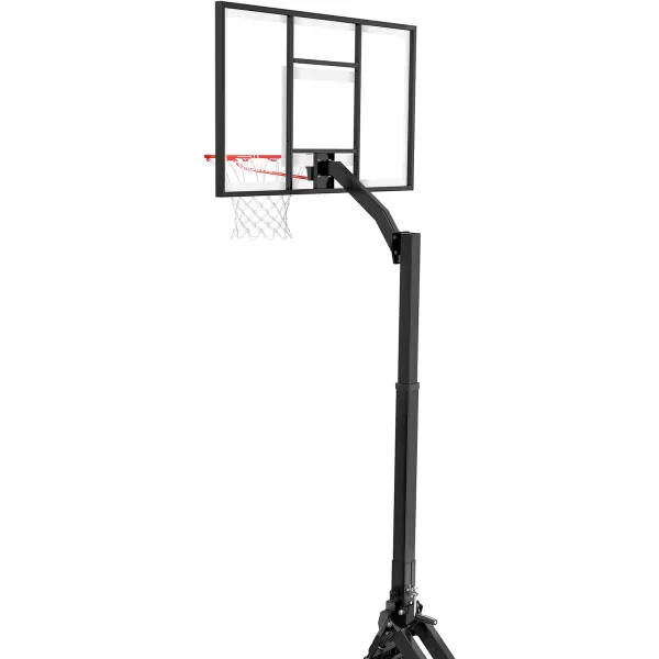 Spalding Momentous EZ Assembly Portable Adjustable Outdoor Basketball Hoop – Assembles in 30 Minutes or Less