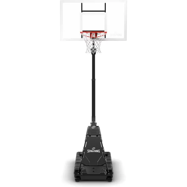 Spalding Momentous EZ Assembly Portable Adjustable Outdoor Basketball Hoop – Assembles in 30 Minutes or Less