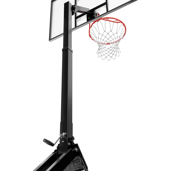 Spalding Momentous EZ Assembly Portable Adjustable Outdoor Basketball Hoop – Assembles in 30 Minutes or Less