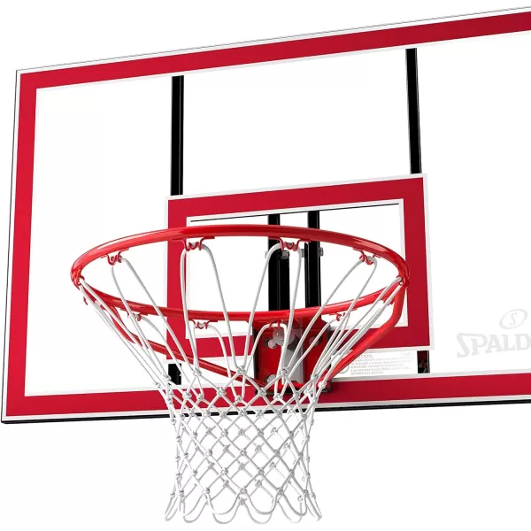 Spalding Shatter-Proof Polycarbonate Backboard &amp; Rim Combo