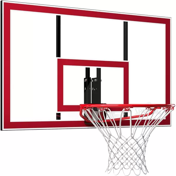 Spalding Shatter-Proof Polycarbonate Backboard &amp; Rim Combo