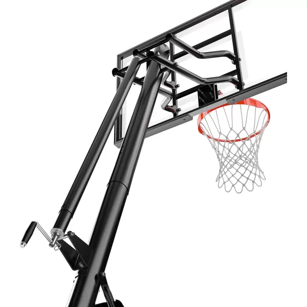 Spalding Ultimate Hybrid Portable Basketball Hoop