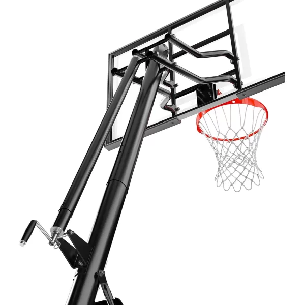 Spalding Ultimate Hybrid Portable Basketball Hoop