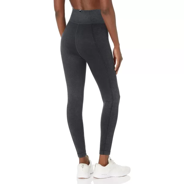 Spalding Women's Active Leggings - 2 Pack High Waisted Performance Stretch Yoga Workout Gym Leggings: Non See Through 