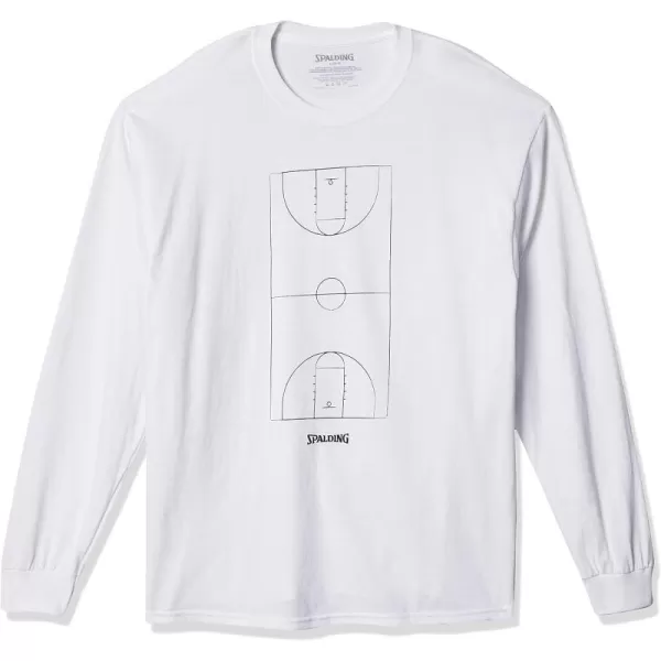 Spalding Brand Logo Crew Neck Cotton Fleece Sweatshirt