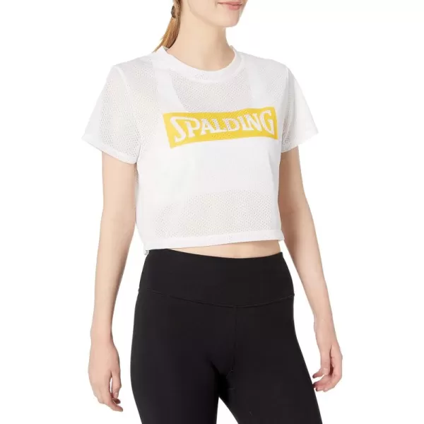 Spalding Women's Varsity Short Sleeve Crop Top Tee