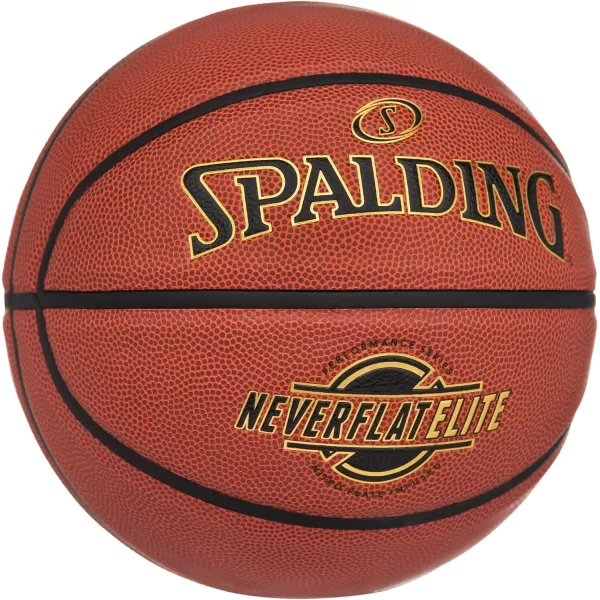 Spalding NeverFlat Elite Indoor/Outdoor Basketball