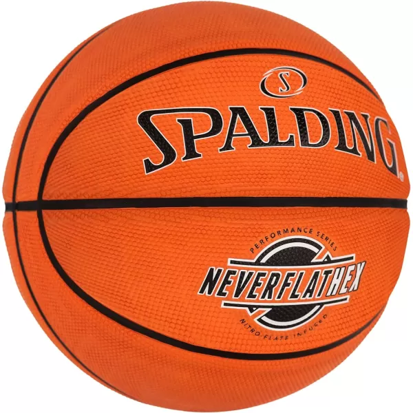 Spalding SGT NeverFlat Hexagrip Indoor/Outdoor Basketball