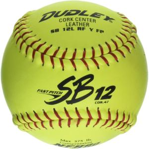 imageDudley NFHS SB 12 Fastpitch Softball12Pack  Yellow