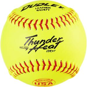 imageDudley USASB Thunder Heat Fastpitch Softball  12 PackYellow