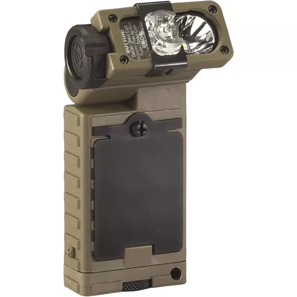 Streamlight 14024 Sidewinder 55-Lumen Aviation Flashlight White LED with MOLLE Retainer and Batteries, Coyote