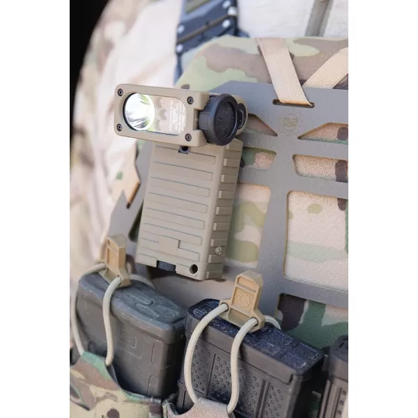 Streamlight 14024 Sidewinder 55-Lumen Aviation Flashlight White LED with MOLLE Retainer and Batteries, Coyote