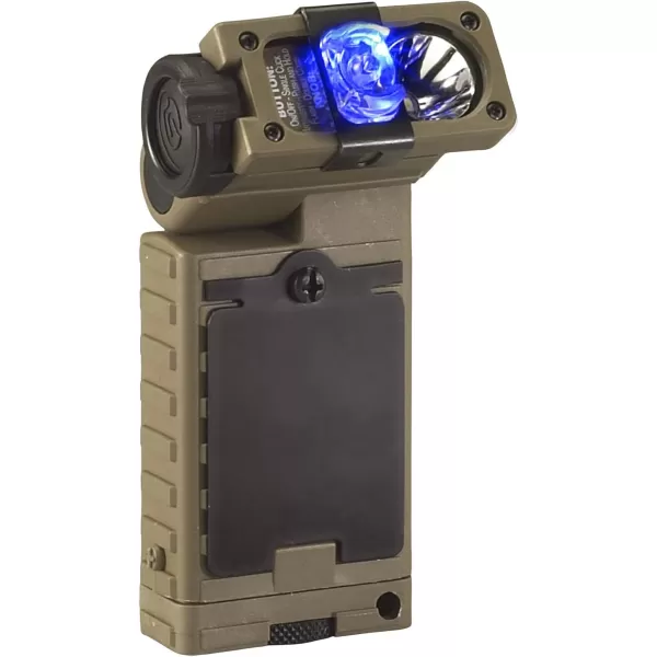 Streamlight 14024 Sidewinder 55-Lumen Aviation Flashlight White LED with MOLLE Retainer and Batteries, Coyote