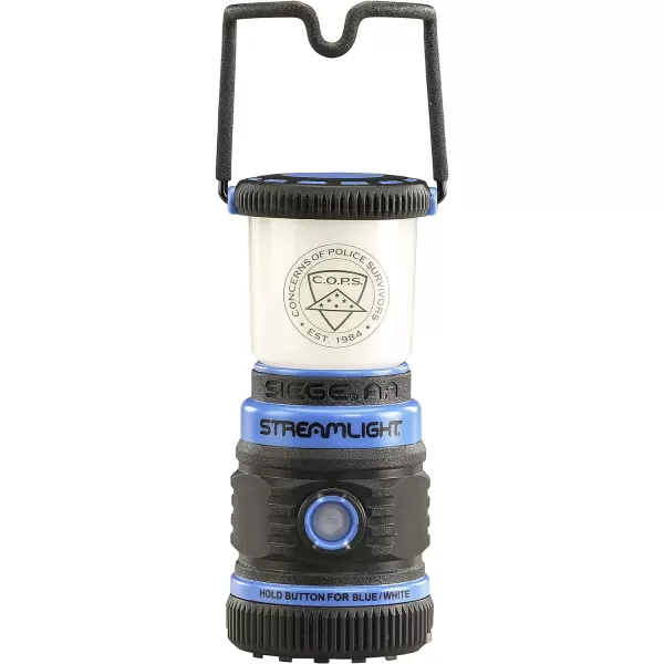 Streamlight 44953 Siege 200-Lumen Ultra-Compact AA Alkaline Outdoor Hand Lantern/Flashlight, Blue