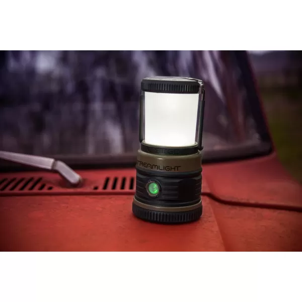 Streamlight 44953 Siege 200-Lumen Ultra-Compact AA Alkaline Outdoor Hand Lantern/Flashlight, Blue