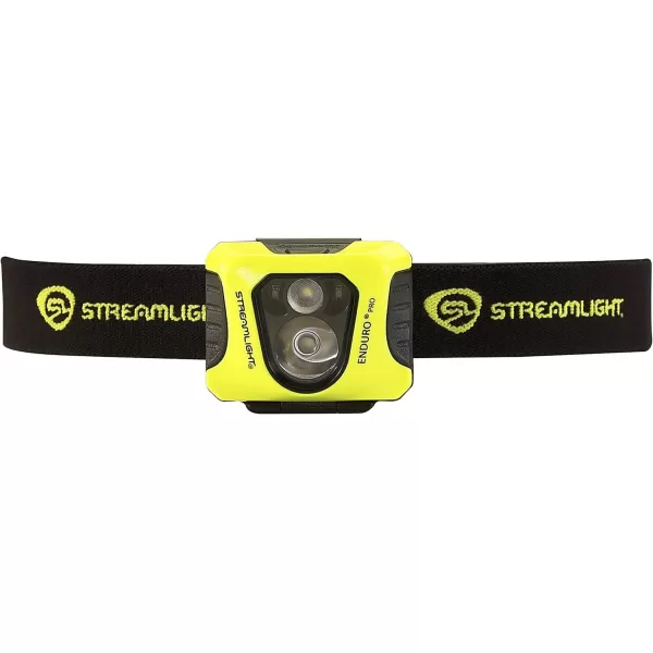 Streamlight 61421 Enduro Pro Headlamp with Alkaline Batteries, Headstrap White/Red LEDs Box Yellow