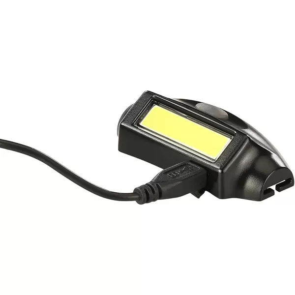 Streamlight 61700 Bandit 180-Lumen Rechargeable LED Headlamp with USB Cord, Hat Clip &amp; Elastic Headstrap, White LED, Yellow