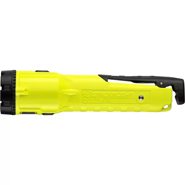 Streamlight 68785 Dualie 275-Lumen Multi-Function, Intrinsically Safe, Rechargeable Flashlight with Magnetic Clip, Without Charger, Yellow