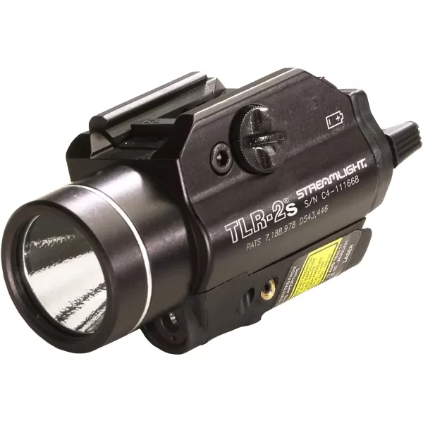 Streamlight 69120 TLR-2 300-Lumen Rail Mounted Weapon Light with Integrated with Red Laser, Black