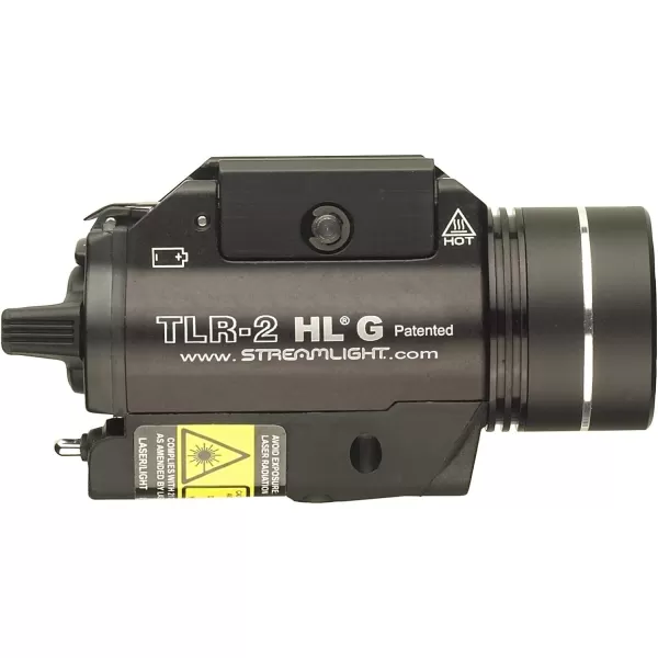 Streamlight 69120 TLR-2 300-Lumen Rail Mounted Weapon Light with Integrated with Red Laser, Black