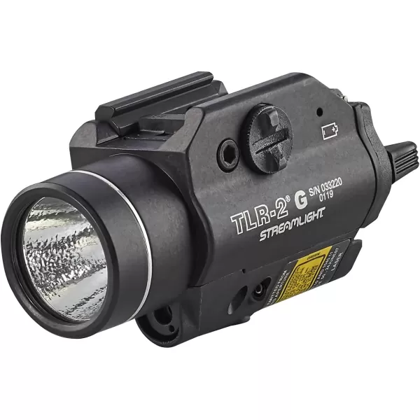 Streamlight 69120 TLR-2 300-Lumen Rail Mounted Weapon Light with Integrated with Red Laser, Black