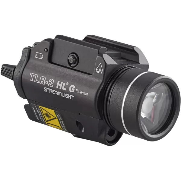 Streamlight 69120 TLR-2 300-Lumen Rail Mounted Weapon Light with Integrated with Red Laser, Black