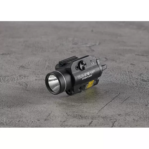 Streamlight 69120 TLR-2 300-Lumen Rail Mounted Weapon Light with Integrated with Red Laser, Black