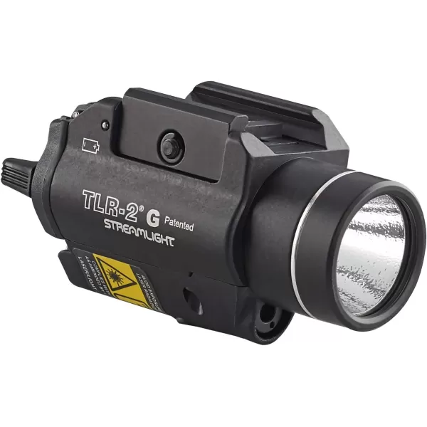 Streamlight 69120 TLR-2 300-Lumen Rail Mounted Weapon Light with Integrated with Red Laser, Black