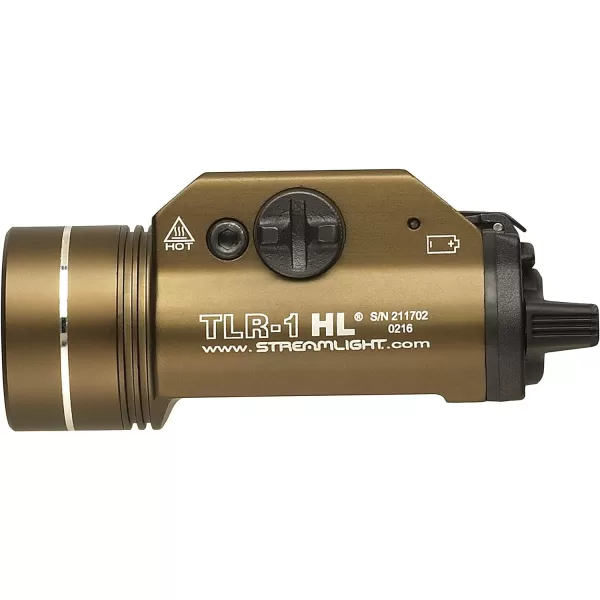 Streamlight 69262 TLR-1 HL 1000-Lumen Weapon Mounted Light with Long Gun Kit, Includes Safe Off Remote and Standard Switches, Remote Pressure Switch, Mounting Clips, Black