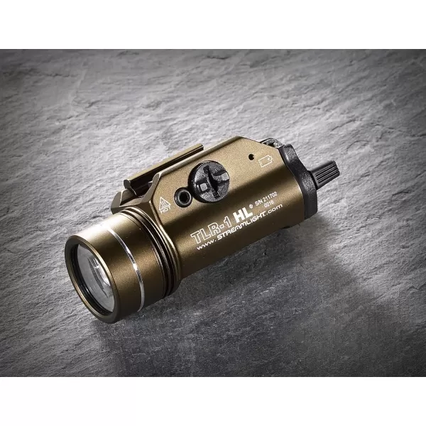 Streamlight 69262 TLR-1 HL 1000-Lumen Weapon Mounted Light with Long Gun Kit, Includes Safe Off Remote and Standard Switches, Remote Pressure Switch, Mounting Clips, Black