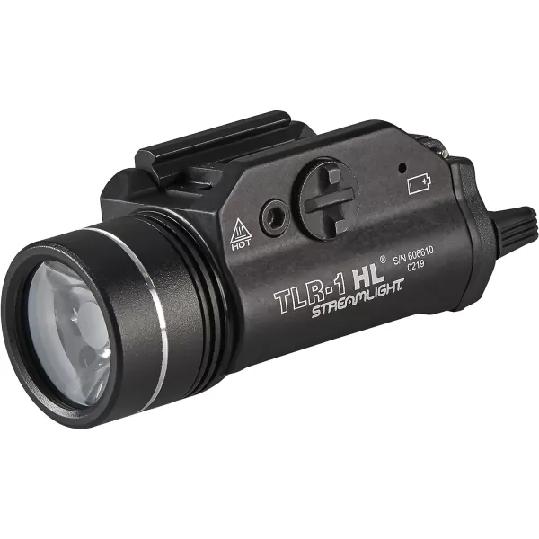 Streamlight 69262 TLR-1 HL 1000-Lumen Weapon Mounted Light with Long Gun Kit, Includes Safe Off Remote and Standard Switches, Remote Pressure Switch, Mounting Clips, Black