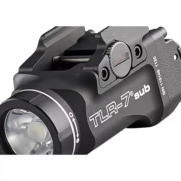 Streamlight 69401 TLR-7 Sub 500-Lumen Pistol Light Without Laser Designed Exclusively and Solely for Railed Sig Sauer P365 &amp; P365 XL, Includes Mounting Kit, and Key, Black