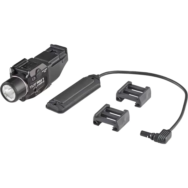 Streamlight 69450 TLR RM 2 Compact, Portable Rail-Mounted LED Tactical Lighting System with Tail Loc, Remote Switch, and 2 Lithium Batteries, Black