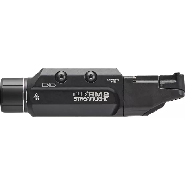 Streamlight 69450 TLR RM 2 Compact, Portable Rail-Mounted LED Tactical Lighting System with Tail Loc, Remote Switch, and 2 Lithium Batteries, Black