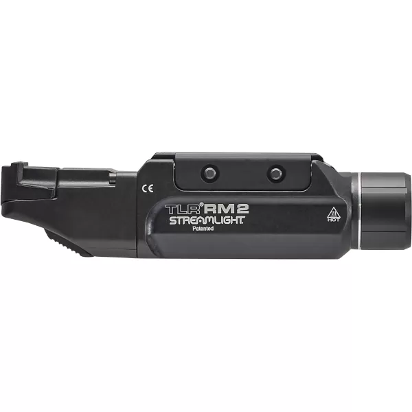 Streamlight 69450 TLR RM 2 Compact, Portable Rail-Mounted LED Tactical Lighting System with Tail Loc, Remote Switch, and 2 Lithium Batteries, Black