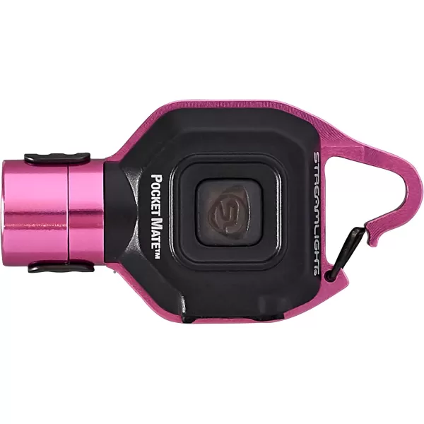 Streamlight 73303 Pocket Mate 325-Lumen Pocket Keychain/Clip-on USB Rechargeable Flashlight, Pink