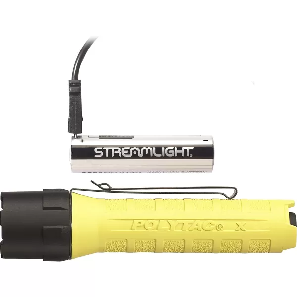 Streamlight 88615 PolyTac X USB 600-Lumen Multi-Fuel Professional Tactical Flashlight, Box, Coyote