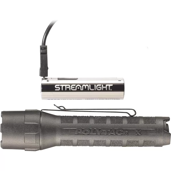 Streamlight 88615 PolyTac X USB 600-Lumen Multi-Fuel Professional Tactical Flashlight, Box, Coyote