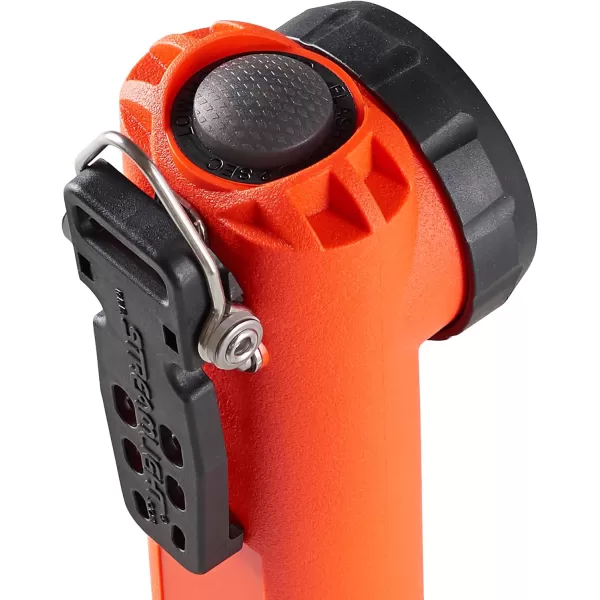 Streamlight 90950 Survivor X 250-Lumen Right-Angle Firefighter's Flashlight with Three  "AA Alkaline Batteries, Orange