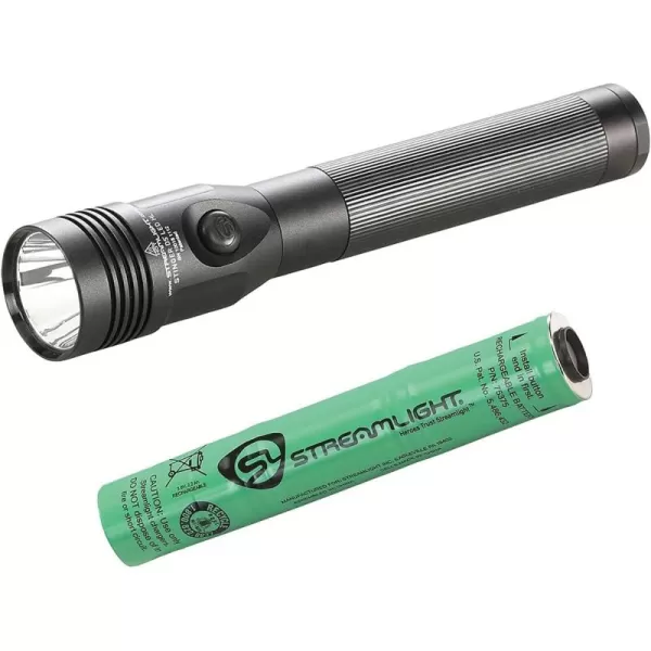 STREAMLIGHT 75455 Stinger DS LED High Lumen Rechargeable Flashlight with 120-Volt AC Charger - 800 Lumens, Black