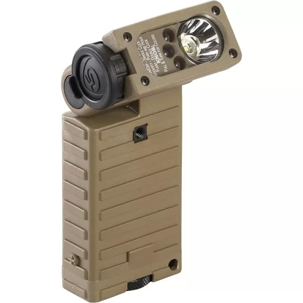 Streamlight 14024 Sidewinder 55-Lumen Aviation Flashlight White LED with MOLLE Retainer and Batteries, Coyote