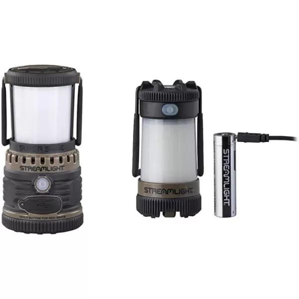 Streamlight 44953 Siege 200-Lumen Ultra-Compact AA Alkaline Outdoor Hand Lantern/Flashlight, Blue