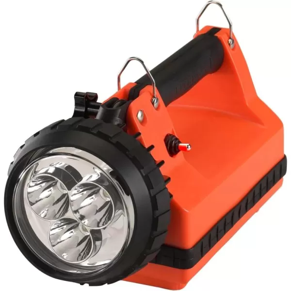 Streamlight 45861 E-Spot Firebox 540-Lumen Firefighter Rechargeable Spot Beam Lantern with Standard System, Orange